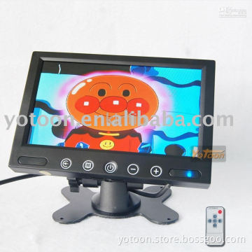 7 inch Screen Headrest/Stand In-Car TFT LCD Monitor